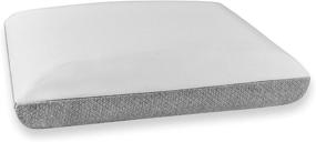 img 4 attached to Подушка из пеноматериала ZEO-Sleep Memory Foam - Реверсивная ортопедическая подушка с поддержкой шеи, головы и плеч - Твердая подушка для спины, живота и бокового сна - Снимает боль в шее и плечах.