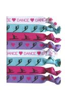 piece dance hair elastic set logo