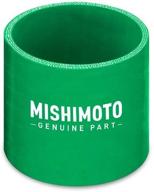 прямая муфта mishimoto mmcp 25sgn, зеленая логотип