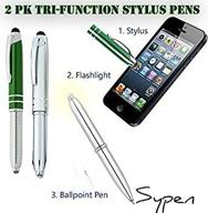 capacitive touchscreen tri-function flashlight ballpoint pen logo
