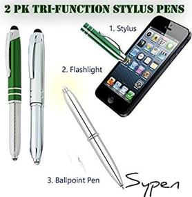 img 2 attached to Capacitive Touchscreen Tri-Function Flashlight Ballpoint Pen