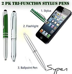 img 3 attached to Capacitive Touchscreen Tri-Function Flashlight Ballpoint Pen