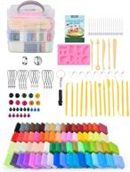 ultimate 70-color polymer clay set: soft oven bake modeling clay kit with 19 tools & accessories - perfect diy art gift for kids! logo