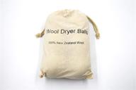 🧺 natural new zealand wool dryer balls: eliminate lint with organic fibers logo