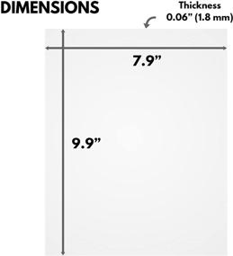 img 3 attached to 🔍 Impressive Icona Bay 8x10 Heat-Strengthened Glass Replacement - 2 Pack | Preserve Your Memories with Top-Notch Glass Covers!