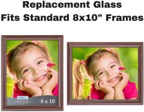 img 2 attached to 🔍 Impressive Icona Bay 8x10 Heat-Strengthened Glass Replacement - 2 Pack | Preserve Your Memories with Top-Notch Glass Covers!