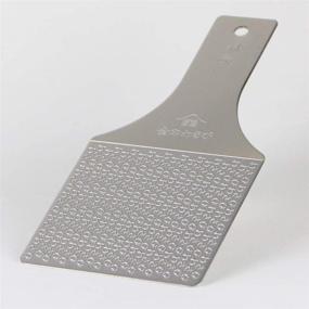 img 4 attached to Kinjirushi Steel Shark Wasabi Grater -Hagane Zame-: Perfect Tool for Grinding Wasabi, Garlic, and Ginger - Creamy Texture (Dimensions: 6.8 x 3.3)