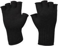 🧤 rothco fingerless wool gloves - military inspired design logo