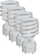 sleeklighting gu24 23w 2 prong bulbs - ul approved 120v 60hz - twist lock cfl fluorescent - 4200k cool white 4 pack logo