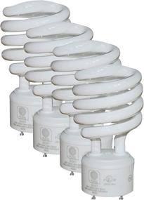 img 4 attached to SleekLighting GU24 23W 2 Prong Bulbs - UL Approved 120v 60Hz - Twist Lock CFL Fluorescent - 4200K Cool White 4 Pack