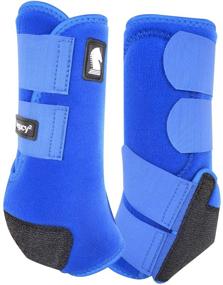 img 3 attached to Wildflower Legacy Hind Protective Boots - 2 Pack by Classic Rope Company