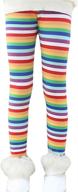 rysly девочки зимние теплые длинные штаны: лосины с поларфлисовой подкладкой и уникальными принтами логотип