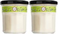 🕯️ mrs. meyer's clean day scented soy aromatherapy candle - 35 hour burn time - made with soy wax & essential oils - lemon verbena scent - 7.2 oz (pack of 2) logo