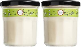 img 4 attached to 🕯️ Mrs. Meyer's Clean Day Scented Soy Aromatherapy Candle - 35 Hour Burn Time - Made with Soy Wax & Essential Oils - Lemon Verbena Scent - 7.2 oz (Pack of 2)