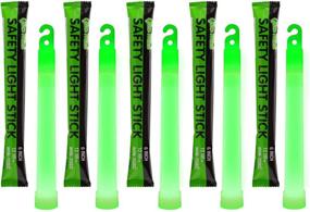 img 4 attached to 🔦 Glow Mind 12 Ultra Bright Glow Sticks for Camping, Parties & Emergency Preparedness - Lasts Over 12 Hours (Green)