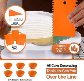 img 2 attached to 🥮 45-Pc Baking Utensils Set - Complete Kitchen Utensils Set for Cake Baking, Supplies, and Decorating - Premium Bakeware Sets with Baking Pans