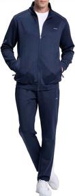 img 2 attached to Sports Athletic Sweatsuits Tracksuits Running Sports & Fitness in Team Sports