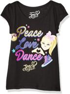 little sleeve graphic girls' clothing - nickelodeon girls collection logo