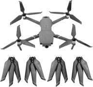 🚁 enhance your mavic 2 pro & zoom experience with ieago rc carbon fiber foldable props - noise reduction, quick release & 3 blades! logo