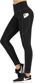img 2 attached to 🩲 IUGA Yoga Pants with Pockets: High-Waisted Workout Leggings for Women with Convenient Storage!