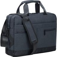 👨 15.6 inch men's laptop briefcase messenger bag - business satchel computer handbag shoulder bag for men logo