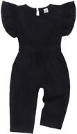 sleeveless overalls jumpsuit for girls by younger star - clothing for jumpsuits and rompers logo