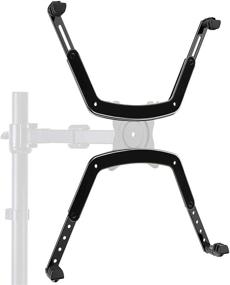 img 4 attached to 📺 VESA Mount Adapter Kit, Convert Non-VESA 17-32 Inch Monitor Screens to 75x75 and 100x100 VESA Mount