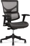 🪑 grey flex mesh x-chair x1: premium ergonomic task chair with superior lower back and lumbar support - highly adjustable, relaxed recline - perfect for office or home desk logo