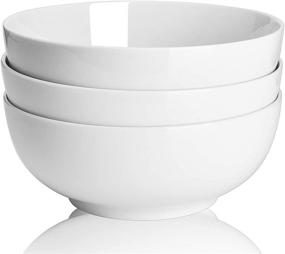 img 4 attached to 🥗 TGLBT Porcelain Salad Serving Stackable: Enhancing Your Dining Experience