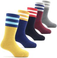 🧦 winter seamless boys' clothing: thick cotton socks logo