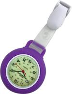 glow dial nurse watch clip women's watches logo