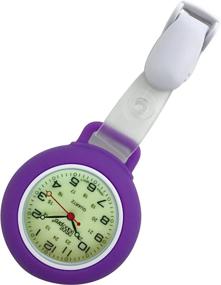img 1 attached to Glow Dial Nurse Watch Clip Women's Watches