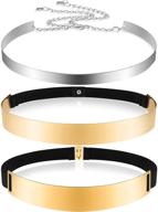 💃 women's metal waist belt set - 3 adjustable mirror waist belts for shiny style logo