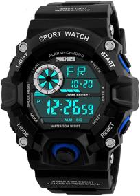 img 4 attached to Chronograph Waterproof Multifunction Military Wristwatches