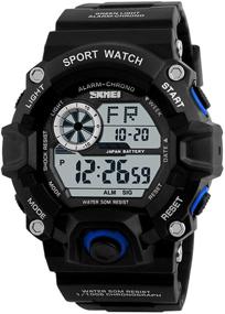 img 2 attached to Chronograph Waterproof Multifunction Military Wristwatches