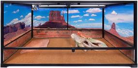 img 1 attached to 🌄 Enhance Your Reptile Habitat with Carolina Custom Cages Monument Valley Panorama Background