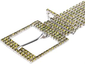 img 2 attached to 💎 Sparkling Crystal Rhinestone Waist Belt - Perfect for Party and Clubbing!