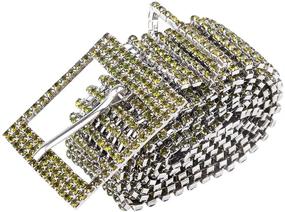 img 3 attached to 💎 Sparkling Crystal Rhinestone Waist Belt - Perfect for Party and Clubbing!