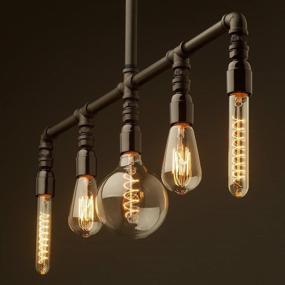 img 1 attached to Antique Industrial Vintage 💡 Filament Bulbs with Dimming Capabilities