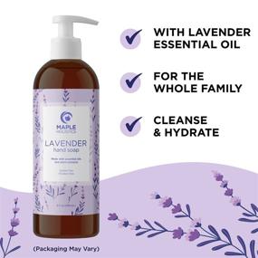 img 2 attached to 🌿 Lavender Bliss: Premium Aromatherapy Hand Soap with Essential Oil and Moisturizing Formula - Ideal Kitchen Hand Soap with Pump for Relaxing Scent and Softer Hands