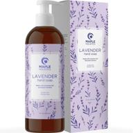 🌿 lavender bliss: premium aromatherapy hand soap with essential oil and moisturizing formula - ideal kitchen hand soap with pump for relaxing scent and softer hands logo