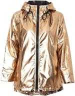 π§οΈ roselily holographic lightweight waterproof raincoat for women's coats, jackets & vests logo
