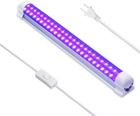 img 4 attached to 🎉 Exulight 10W T8 48 LEDs UV Black Light Bar - Ideal for Parties, Halloween, Body Paint, Room & Bedroom Décor, Poster Lighting