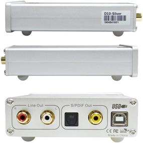 img 1 attached to AMPLIRE AD10 ПК USB усилитель: серебряный USB аудио-конвертер с XMOS XU208 ES9018K2M OPA2134 декодером.