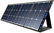 солнечная панель bluetti sp120 - 120 вт для генераторов ac200p/eb70/ac50s/eb150/eb240, портативная складная панель для кемпинга, жизни на колесах и автономного электропитания. логотип