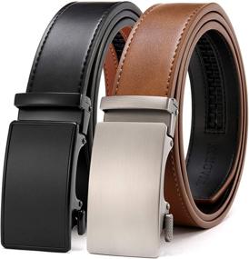 img 4 attached to Sliding Buckle Click 👖 Packs for Men's Belt Accessories