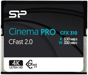 img 4 attached to 💾 Silicon Power 512GB CFast 2.0 CinemaPro CFX310 Memory Card, Enhanced Read Speeds of up to 530MB/s, MLC Technology, Compatible with Blackmagic URSA Mini, Canon XC10/1D X Mark II and more - SP512GICFX311NV0BM