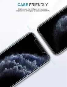 img 1 attached to 📱 Highly Responsive Tempered Glass Screen Protectors for iPhone 11 Pro Max/iPhone Xs Max - SPARIN 4 Pack