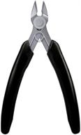 lifegoo professional flush cutter wire side, 5 inch cable cutters – premium steel cutting nippers for electrical, jewelry processing & more - black logo