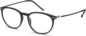 img 4 attached to 👓 VVDQELLA Blue Blocking Computer Reading Glasses: UV Protection, Anti Glare TR90 Lightweight Frame for Women & Men